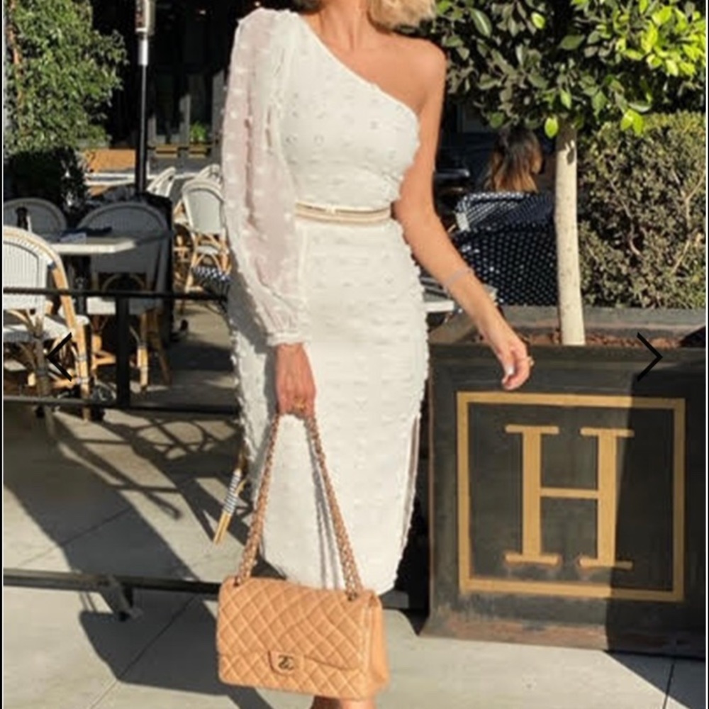 Runaway white midi dress, Sz XS